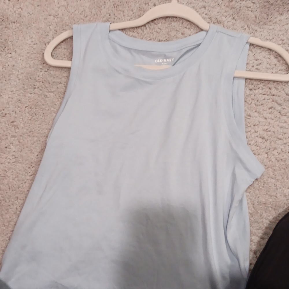 Old navy light blue tank top
